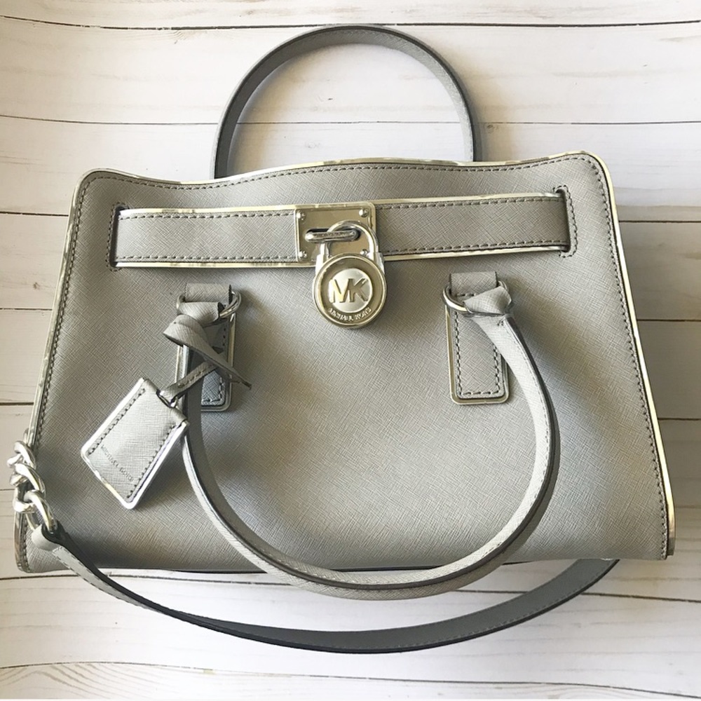 Michael Kors Hamilton East West Leather Satchel